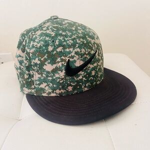 Nike True Digital Camo Black Swoosh Logo Hat